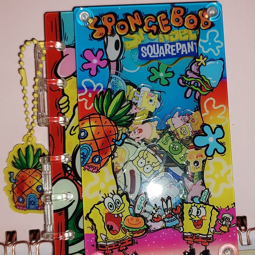 SpongeBob SquarePants Clear Cover Notebook - Bright Multi